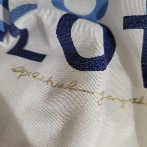 Spiritual Gangster Peloton Tank Top White Graphic Crewneck Sleeveless Size XS - Picture 9 of 14